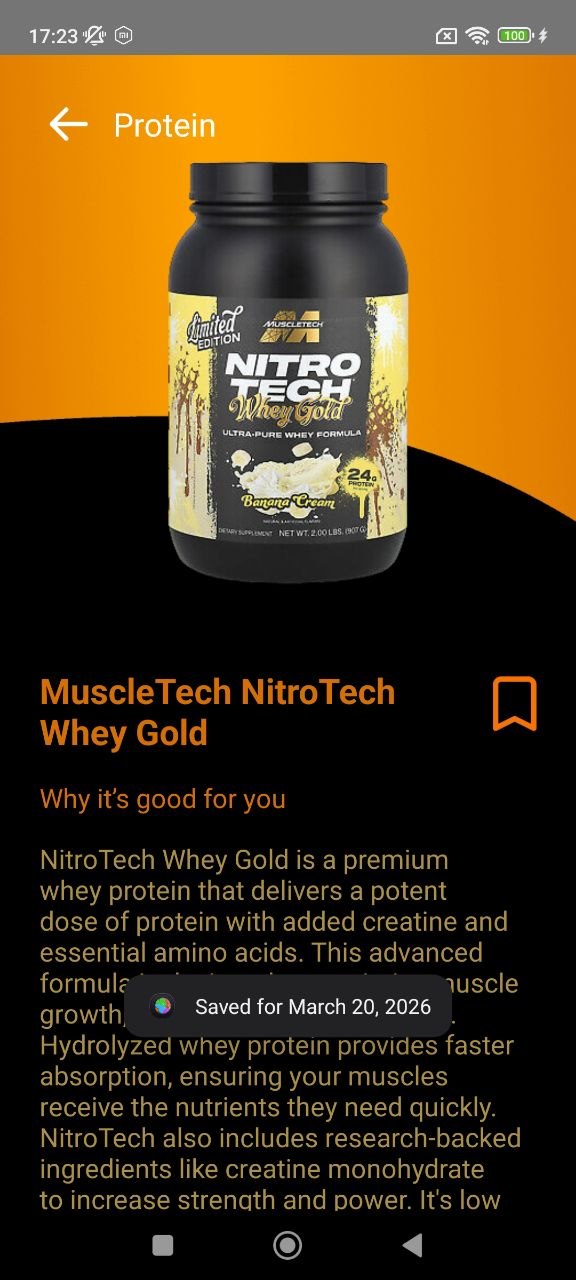 Routine calendar screen